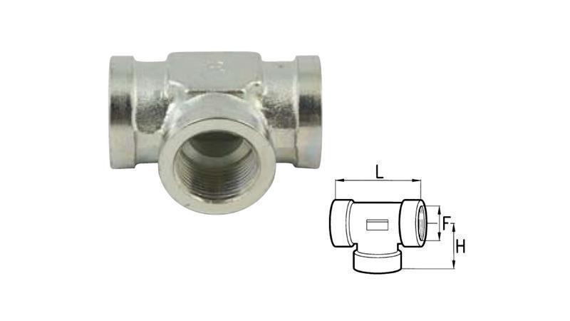 HYDRAULICZNY T KOM ŻEŃSKI-ŻEŃSKI 3/8