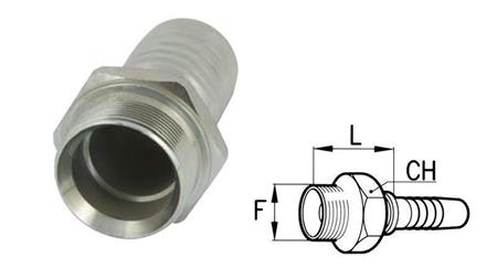 POŁĄCZENIE HYDRAULICZNE BSP MĘSKIE DN10-M20X1,5