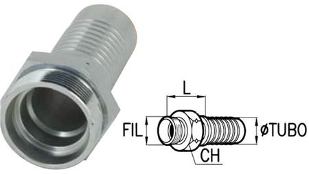 POŁĄCZENIE HYDRAULICZNE CES 10 MĘSKIE DN6-M18X1,5