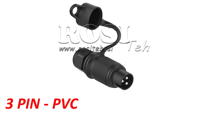 3-PIN PLUG PVC