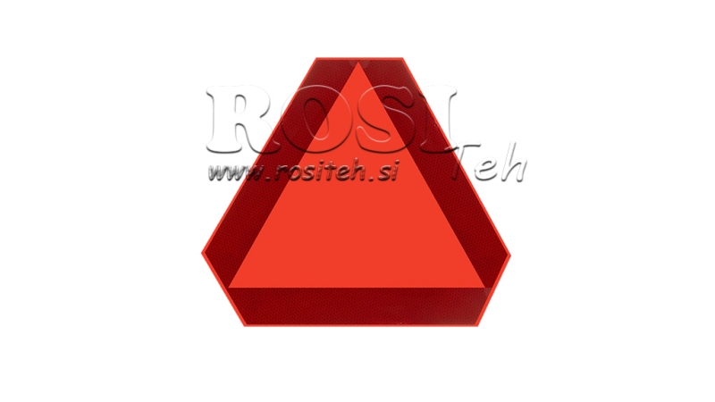 ODBLASKOWA NAKLEJKA W TRÓJKĄCIE