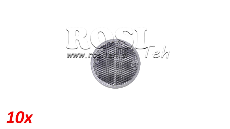 RUNDE REFLEKTORER Φ 60 HVIDE (10PCS)