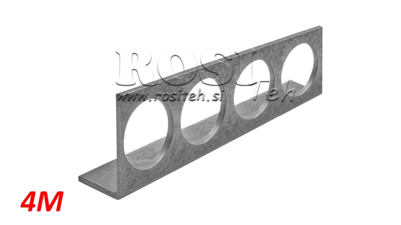 HOLDER TIL HUN HURTIGKOBLING PUSH PULL 4M