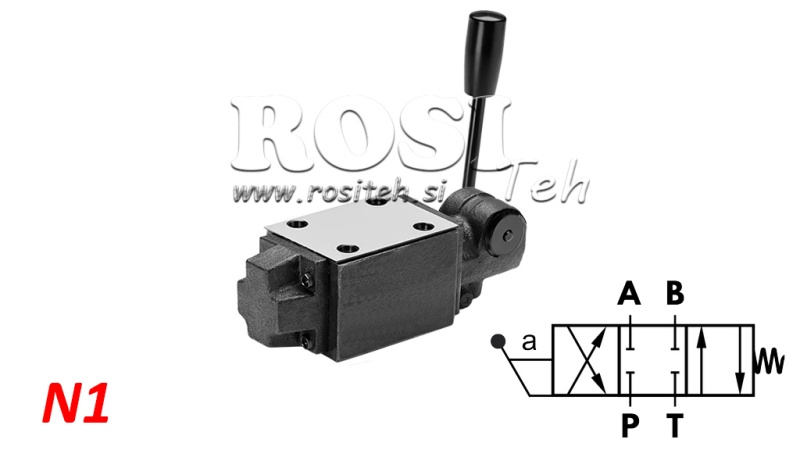 ZAWÓR HYDRAULICZNY RĘCZNY CETOP N1