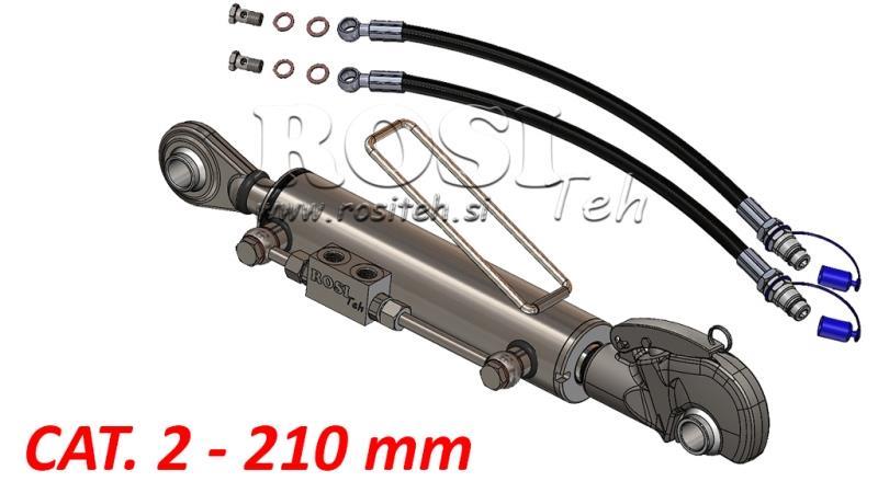 HYDRAULISK TOPSTANG AUTOMATIC - CAT. 2 - 63/35-210 (45-95 HP) (25,4 mm)
