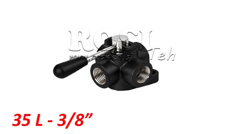 RĘCZNY ZAWÓR 4-DROGOWY IF 3/8 - 35LIT