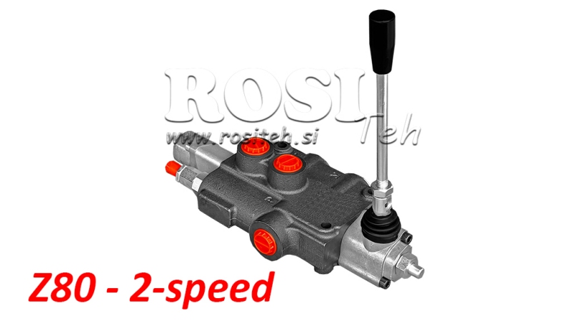 HIDRAULIKUS SZELEP Z80 - KÉTSEBESSÉGŰ