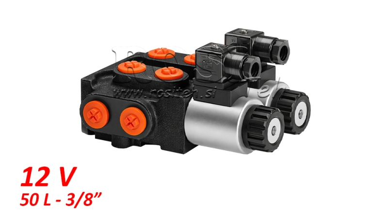 8 potni ventil 3/8 12V - 50lit