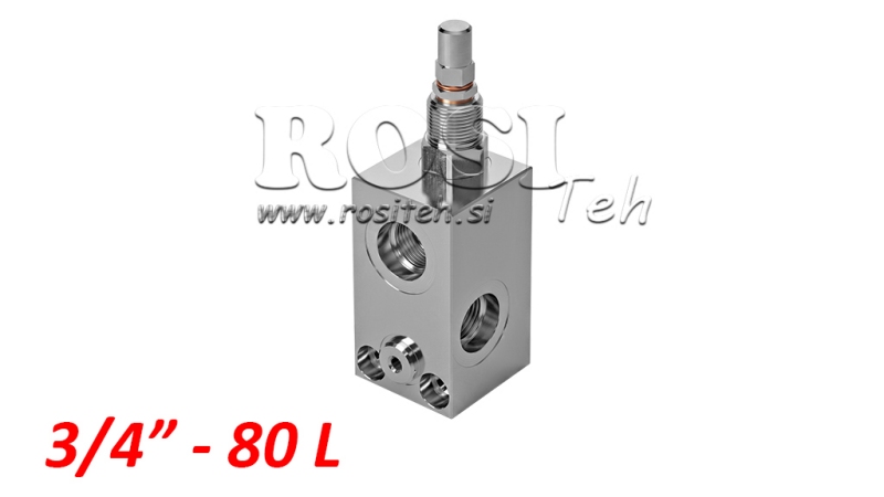 REGULATOR CIŚNIENIA HYDRAULICZNEGO VMP 3/4 20-260 BAR - 80LIT