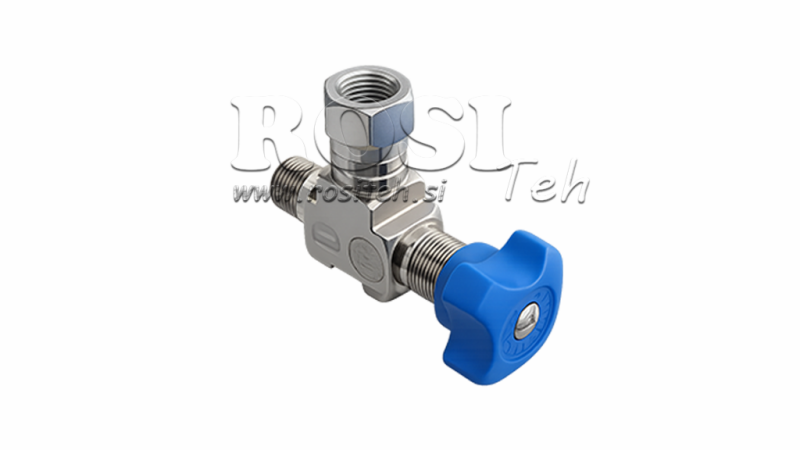 ZAWÓR HYDRAULICZNY DO MANOMETRU 90°