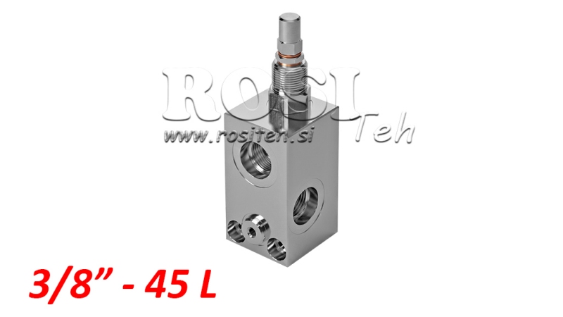 REGULATOR CIŚNIENIA HYDRAULICZNEGO VMP 3/8 10-180 BAR - 45LIT