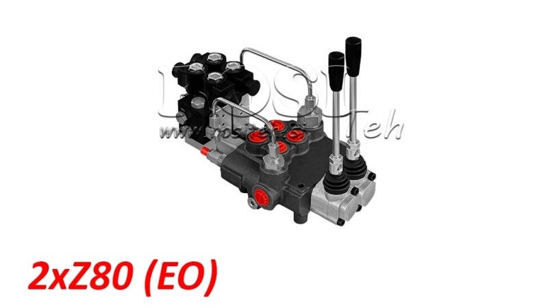 ELEKTRO-RĘCZNY HYDRAULICZNY ZAWÓR MONOBLOKOWY 2xZ80