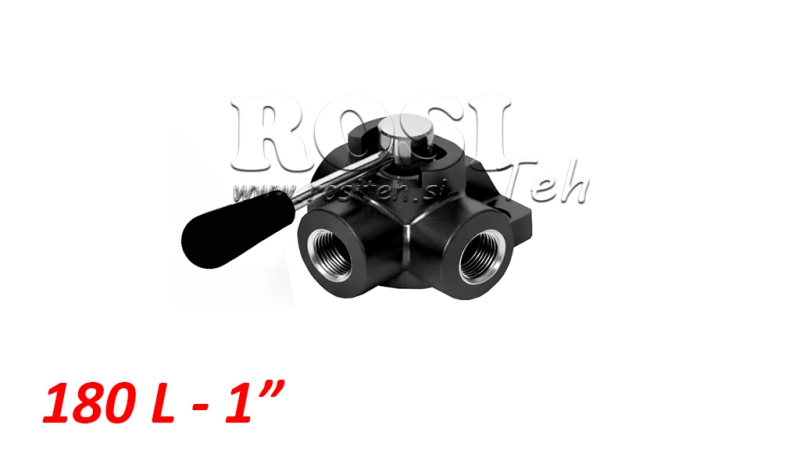 RĘCZNY ZAWÓR 3-DROGOWY DF 1 - 180LIT