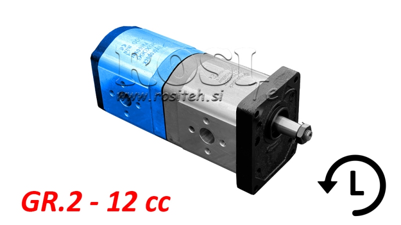 HYDRAULISK PUMPE 20A12X066 BAG. GR.2 12 CC VENSTRE