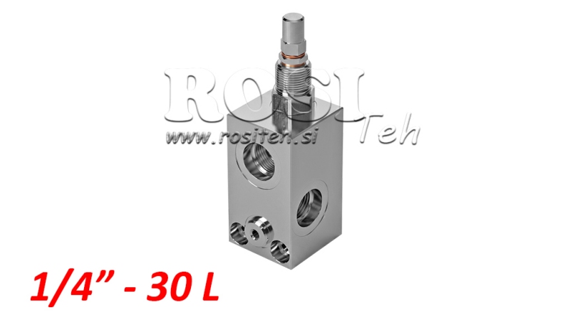 REGULATOR CIŚNIENIA HYDRAULICZNEGO VMP 1/4 10-180 BAR - 30LIT