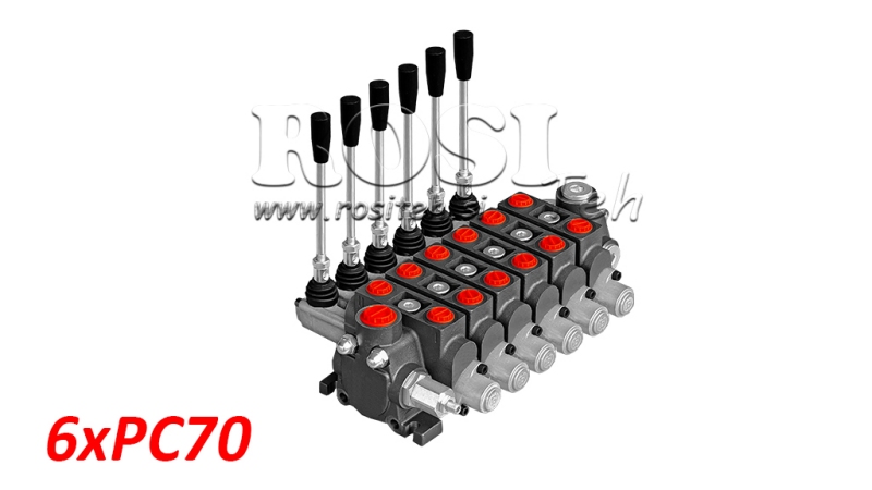 HIDRAVLIČNI VENTIL 6xPC70