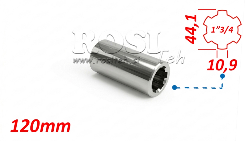 ADAPTADOR P.T.O. BUSH 1 3/4 L=120