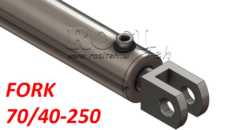 SIŁOWNIK HYDRAULICZNY FORK 70/40-250