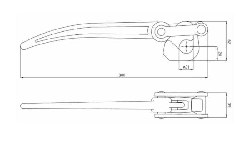 ZAMEK DRZWI BOCZNYCH TYP MAROTTA