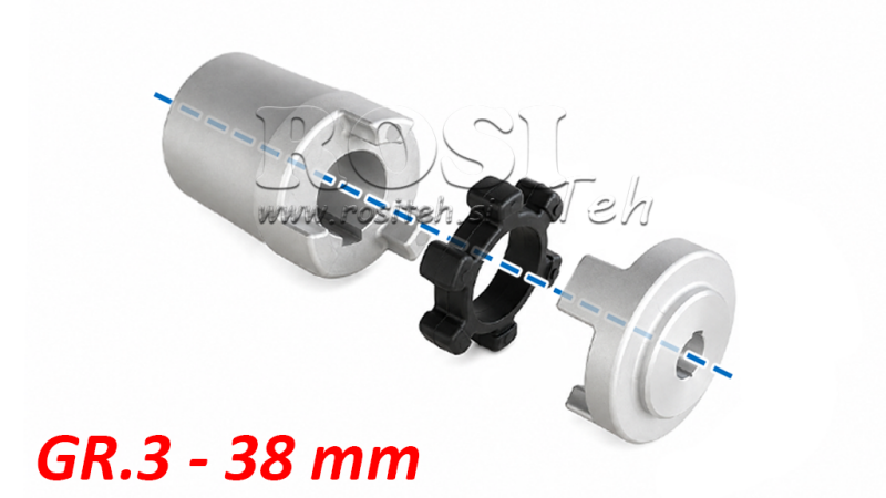 INTERFEJS GUMOWY ND17 (5.5-9KW) 38MM/GR3