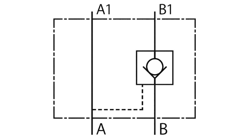 ZAWÓR ZWROTNY CETOP 3 (B)