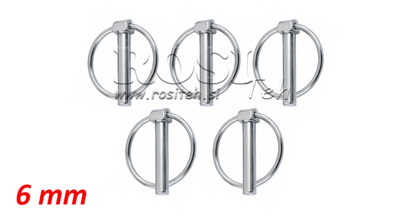 ZAWLECZKA Z PIERŚCIENIEM (PRZETYCZKĄ) Φ 6.0 MM (5SZT)