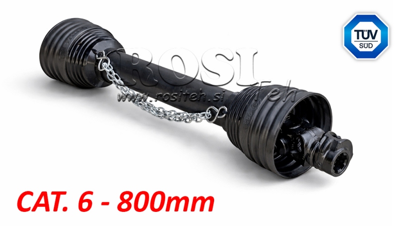 WAŁ KARDANA CERTYFIKOWANY CE PROFI LINE KAT.6 DŁUGOŚĆ 800mm