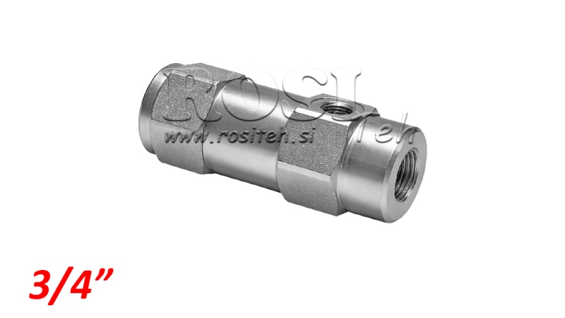 ZAWÓR BLOKOWY VBPSL 3/4 SD JEDNOKIERUNKOWY Z PILOTEM.