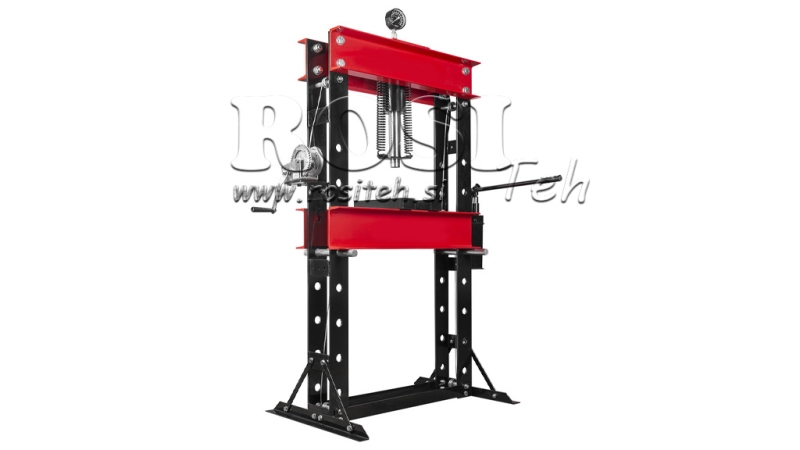 VÆRKSTED HYDRAULISK PRES FOR LEJER 50T - to-hastigheder