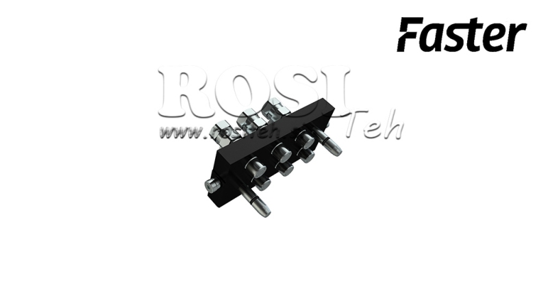 ZŁĄCZE MULTI-FASTER 6DROŻNE BSP 3/8 CZĘŚĆ RUCHOMA