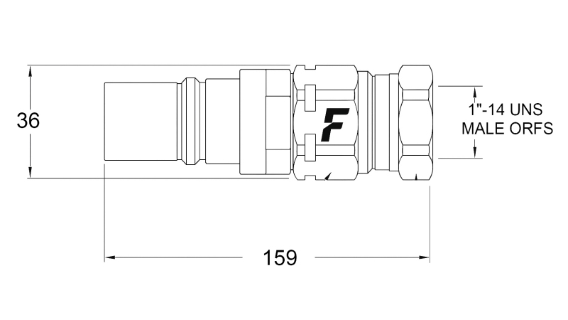 ZŁĄCZE SZYBKIE MĘSKIE DO MULTI-FASTER 9/16 3PLK 3PLV B CZĘŚĆ RUCHOMA