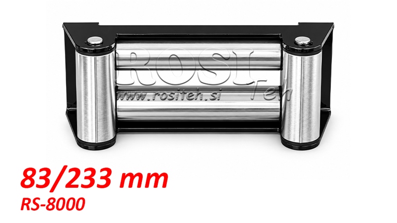 PROWADNICA ROLKOWA DO LINY STALOWEJ (RS-8000) - 83 x 233 mm