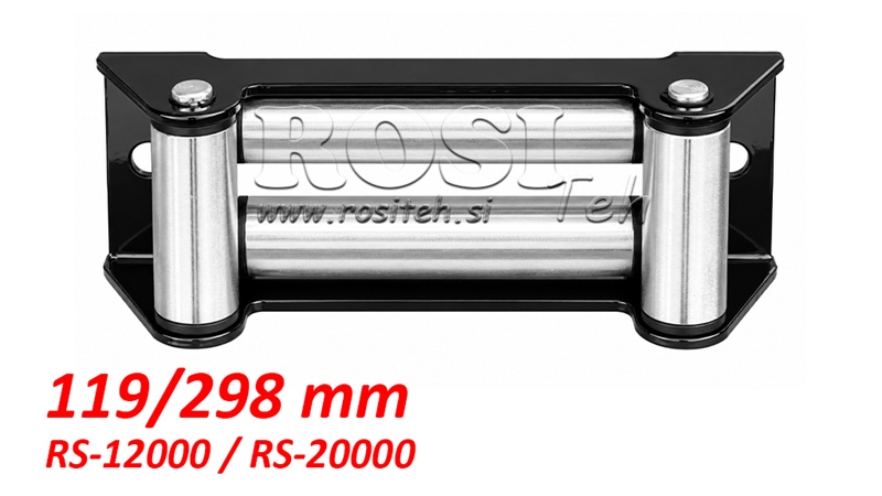 PROWADNICA ROLKOWA DO LINY STALOWEJ (RS-12000 / RS-20000) - 119 x 298 mm