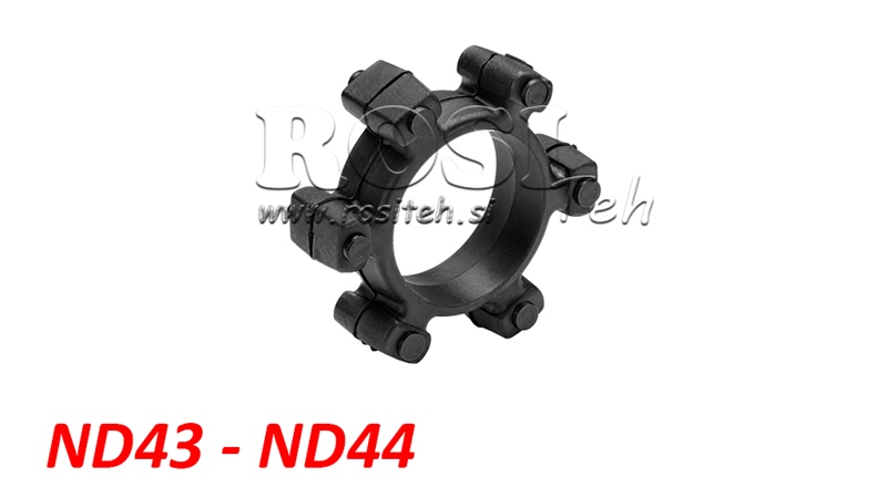 SPRZĘGŁO GWIAZDOWE DO WKŁADKI GUMOWEJ ND43-ND44 (104mm)