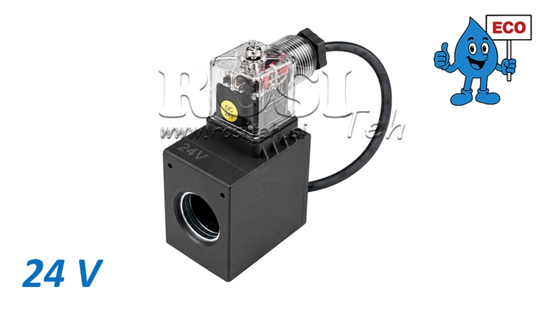CEWKA ELEKTROMAGNETYCZNA 24V DO HYDRAULICZNEGO ELEKTROZAWORU E80 ECO