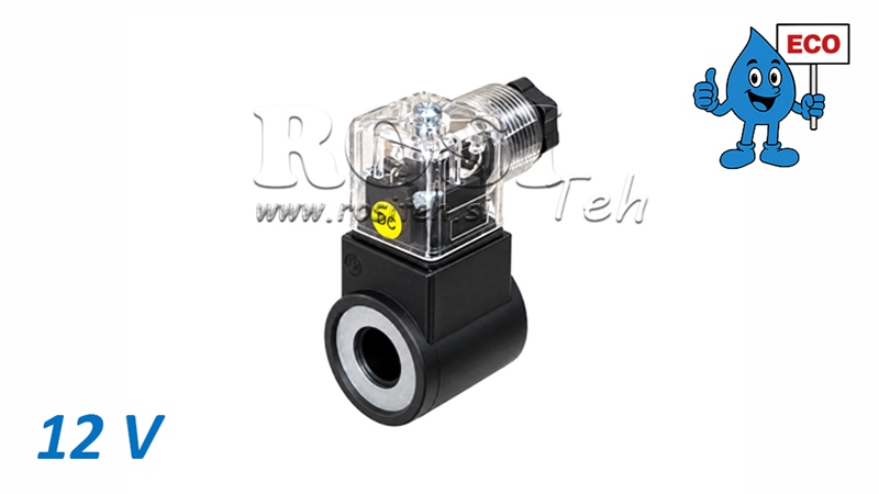 CEWKA ELEKTROMAGNETYCZNA 12V DO HYDRAULICZNEGO ELEKTROZAWORU R80-EO ECO