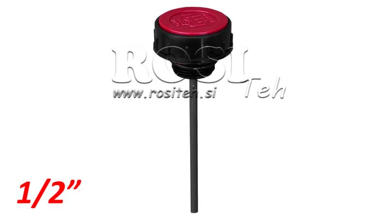 FILLING PLUG 1/2 WITH LEVEL ROD AND VENT