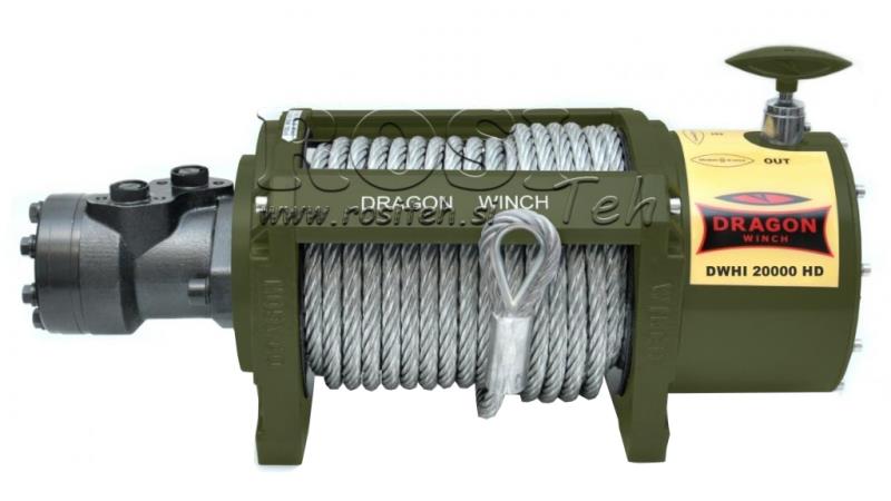 HYDRAULISK WINCH DWHI 20000 HD - 9072 kg