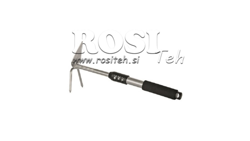 MALA ŠPIČASTA MOTIKICA Z ALU ROČAJEM, 2 roglja