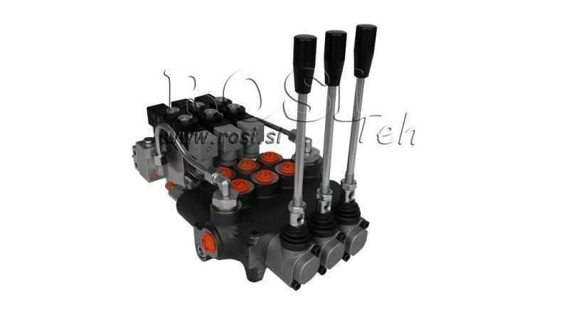 ZAWÓR HYDRAULICZNY 3xP80 - EO 12V
