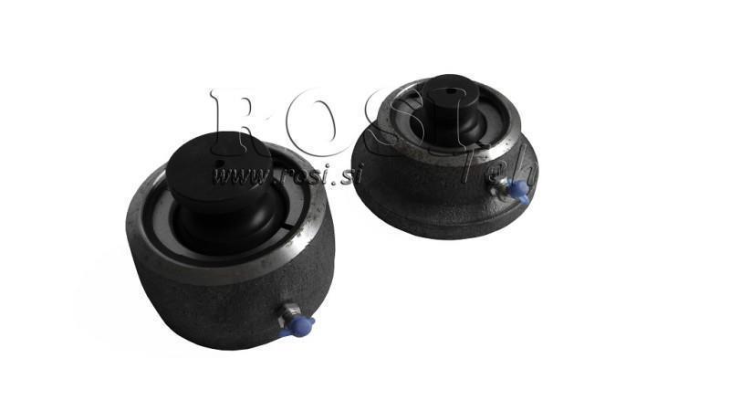 KULA ŁOŻYSKA SFERYCZNEGO TELESKOPOWEGO Φ 73 MAX. 30 TON