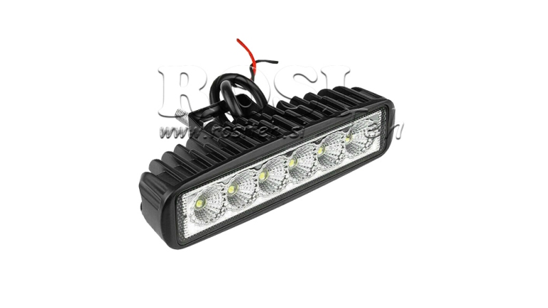 LAMPY ROBOCZE LED - ŚWIATŁO 6 LED 18W 12V-24V