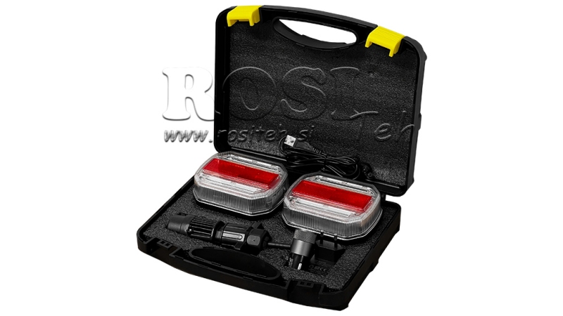 ZESTAW OŚWIETLENIA MAGNETYCZNEGO LED - BEZPRZEWODOWY 12/24V CANBUS