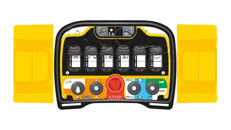 ZDALNE STEROWANIE RADIOWE - PROPORCJONALNE - ZEUS2 M6 10019 Standard