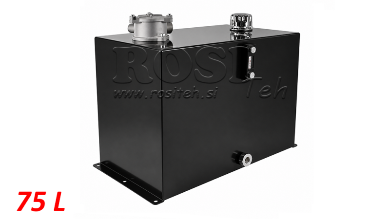 REZERVOAR KOVINSKI 75 LITER KOCKA 400x355x600mm KOMPLET Z OPREMO