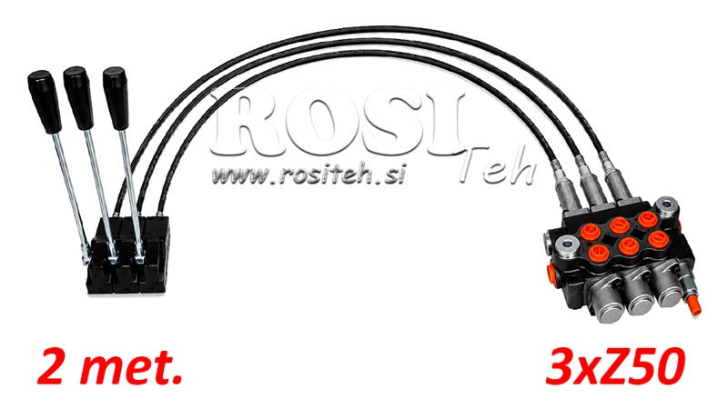 KIT 3xZ80 + JOYSTICK 1 POZYCJA L2000