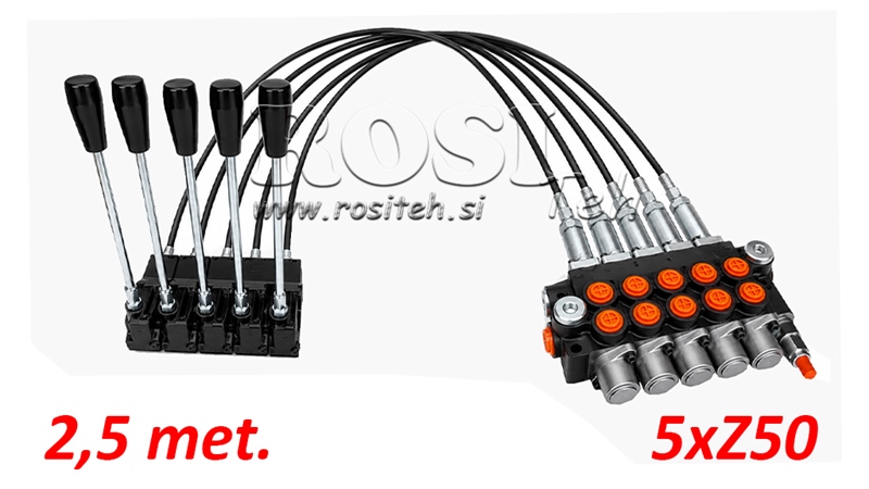KIT 5xZ80 + JOYSTICK 1 POZYCJA L2500