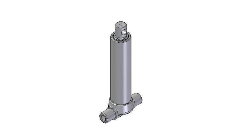 2521F -TELESCOPIC CYLINDER INFERIOR – OTWÓR 2 ETAPY SKOK 525 ŚREDNICA 80