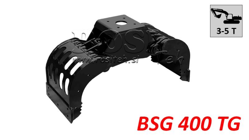 KLEŠČA ZA KAMEN BSG 400 TG 1000 kg - 1100 mm