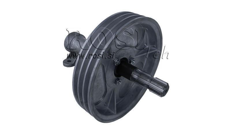 CARDANAKSEL TIL CIRCULÆR SAV MED REMSKIVE 270mm